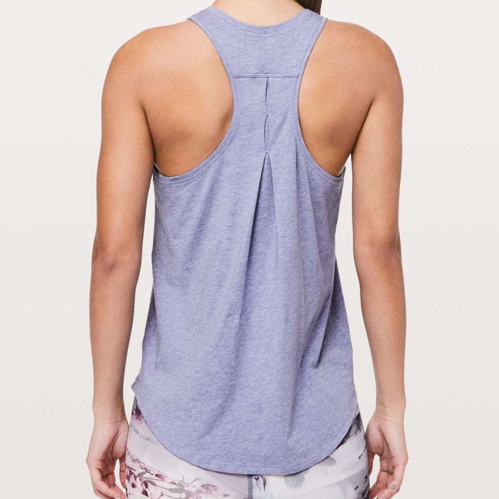 Lululemon light lilac racerback tank top